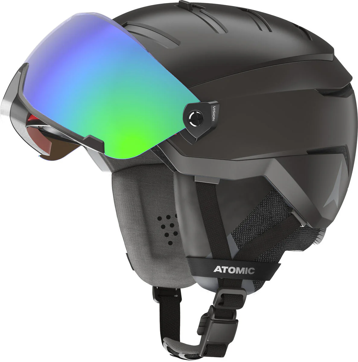 ATOMIC helmet Savor GT Amid Visor HD Plus black w/green HD C2-3 - Image 2