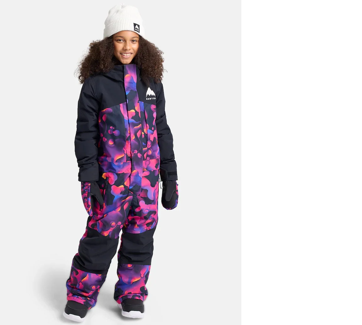 BURTON kombinezons K One Piece true black/lava lamp