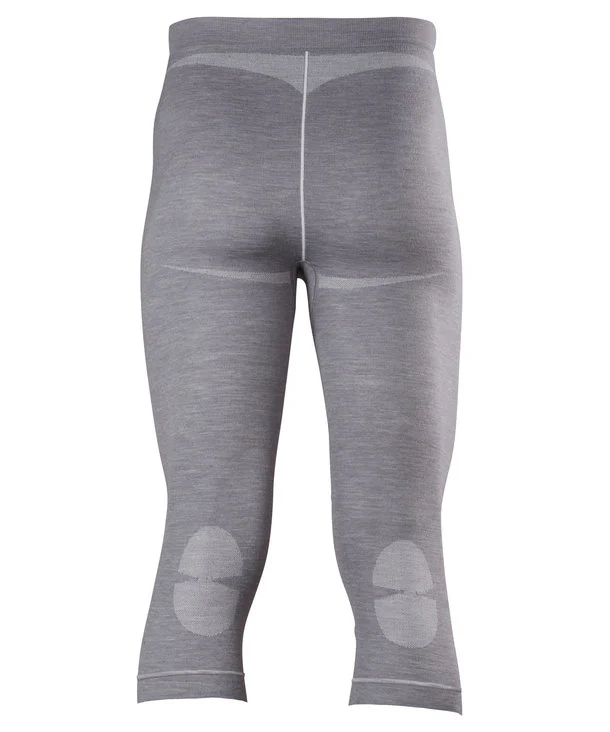 FALKE Thermo Pants 3/4 Wool Tech Grey - Image 2