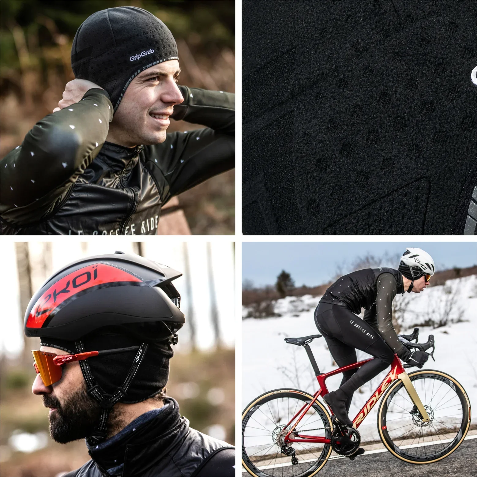 GripGrab Aviator Windproof Deep Winter Skull Cap - Image 5