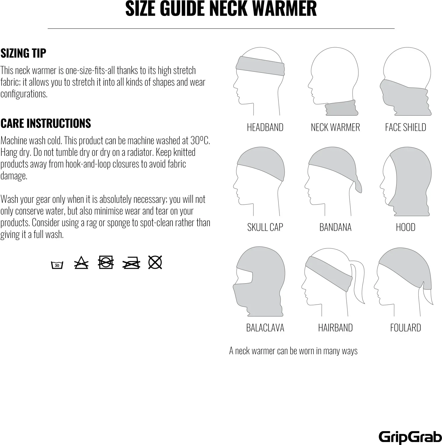 GripGrab Freedom Warp Knitted Seamless Neck Warmer - Image 6