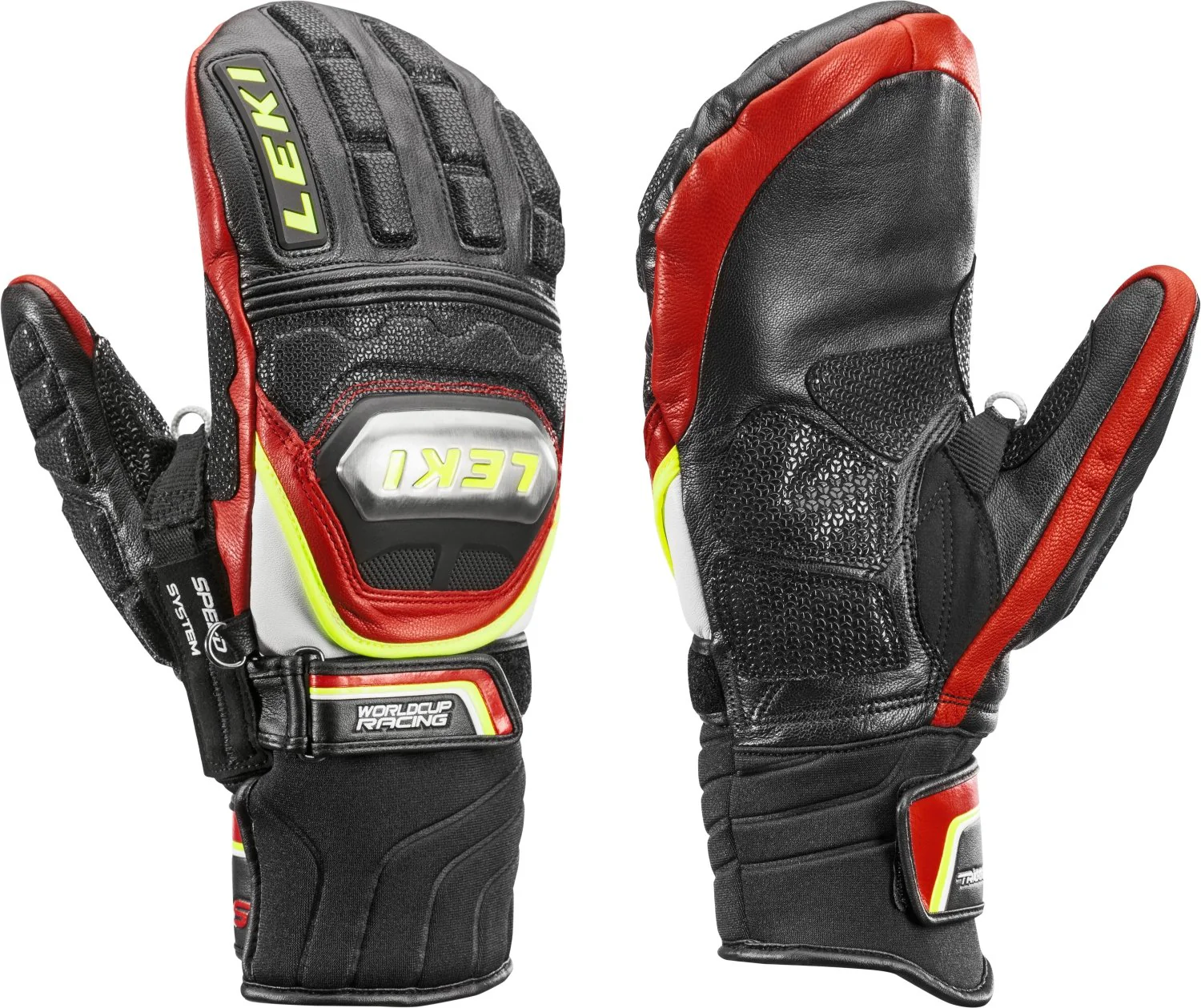 LEKI Gloves WC Race Tit S Mitt Black/Red